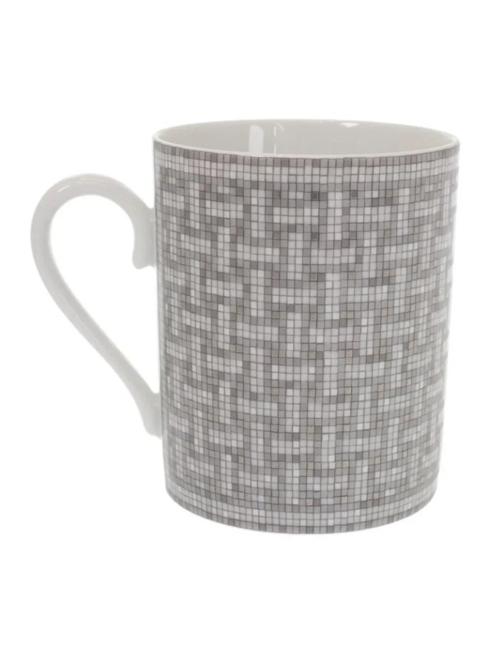 Hermes Mosaic 24 Goods Included Tableware Western Cup Porcelain Gray